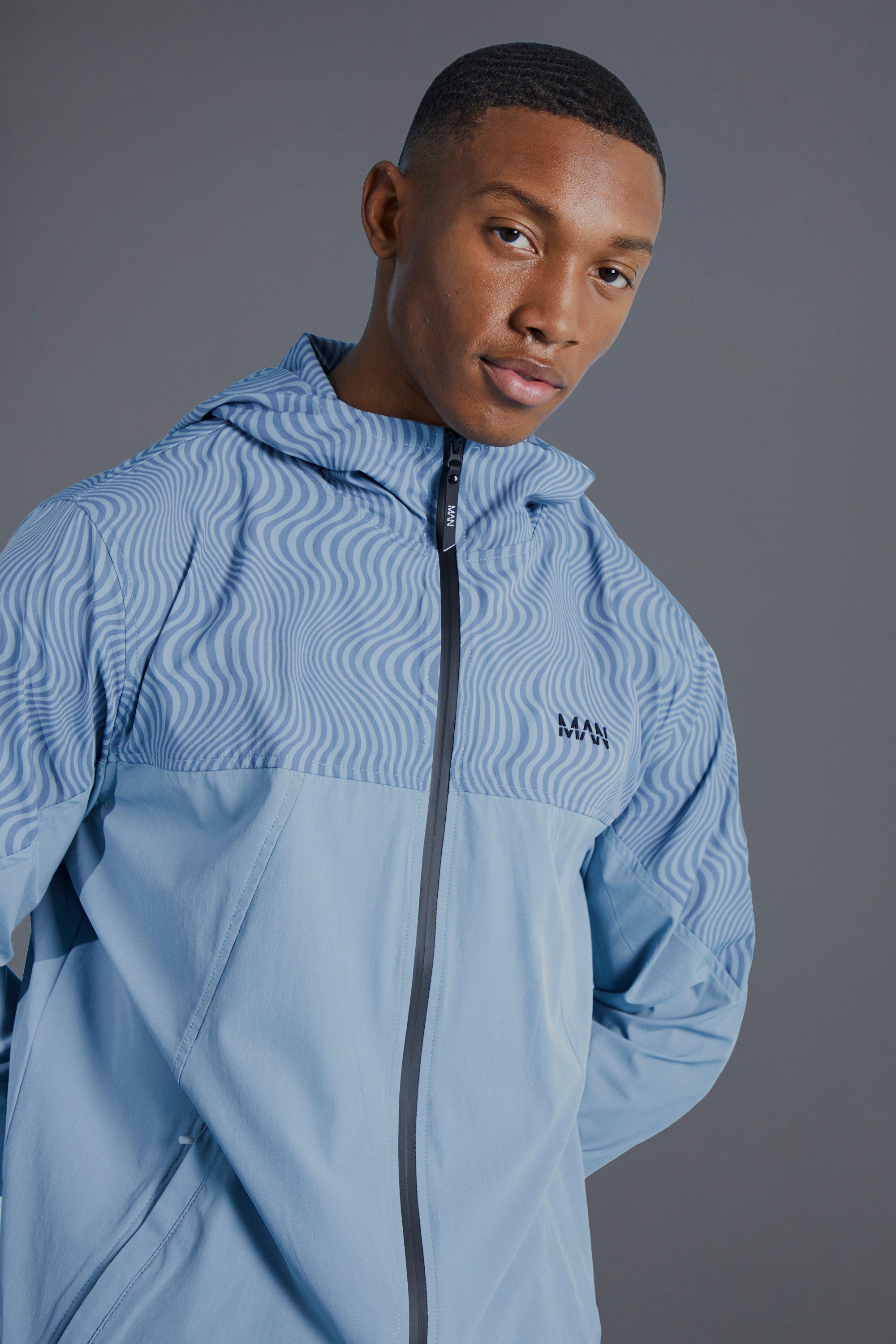 Powder hot sale blue windbreaker